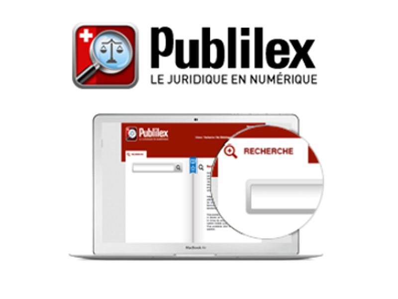 Publilex — Moteur de recherche juridique suisse